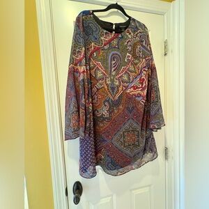 Paisley Multicolor Women's Dress